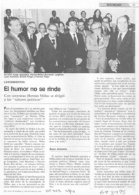 El humor no se rinde