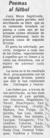 Poemas al fútbol.