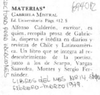 Materias.