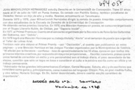 Juan Mihovilovich Hernández.