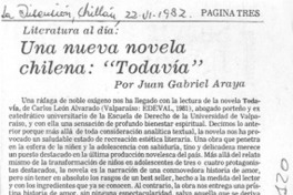 Una nueva novela chilena "Todavía"