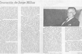 Evocación de Jorge Millas