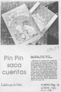 Pin pin saca cuentas.
