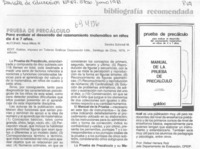 Prueba de precálculo