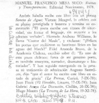 Manuel Francisco Mesa Seco