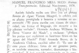 Manuel Francisco Mesa Seco