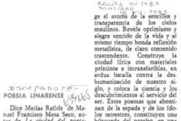 Poesía linarense.