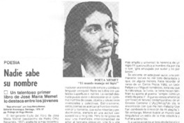 Nadie sabe su nombre