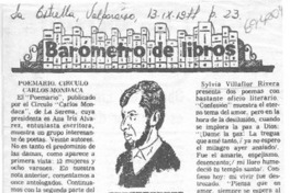 Poemario. Círculo Carlos Mondaca