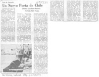 Un nuevo poeta de Chile
