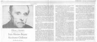 Luis Merino Reyes: escritores chilenos