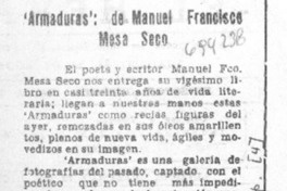 Armaduras" de Manuel Francisco Mesa Seco