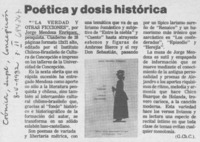 Poética y dosis histórica
