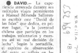 David.