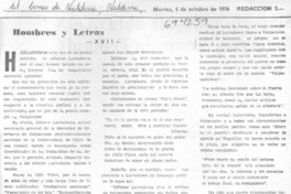 Hombres y letras