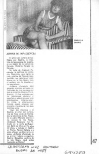 Arder en impaciencia.