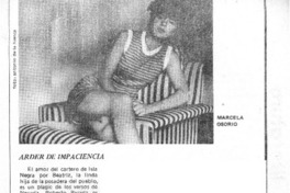 Arder en impaciencia.