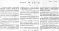 Enrique Lihn, 1929-1979