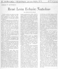 René León Echaiz, Nuñohue