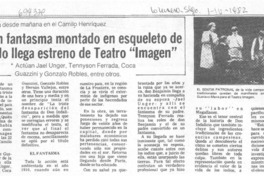 Con un fantasma montado en esqueleto de caballo llega estreno de Teatro "Imagen"