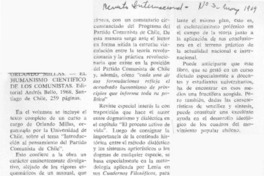 El Humanismo científico de los comunistas.