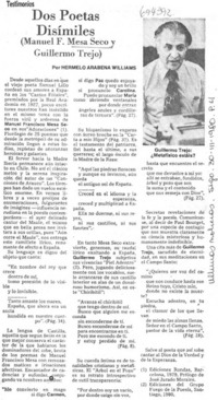 Dos poetas disímiles