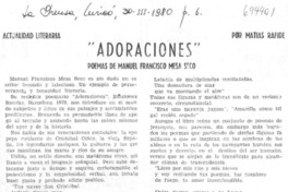 Adoraciones
