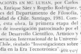 Exploraciones en MC. Luhan