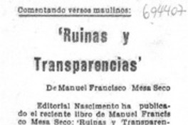 Ruinas y transparencias