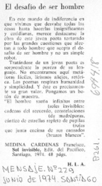 El desafío de ser hombre