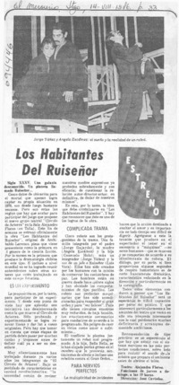 Los habitantes del ruiseñor".