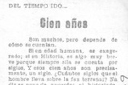 Cien años