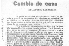 Cambio de casa