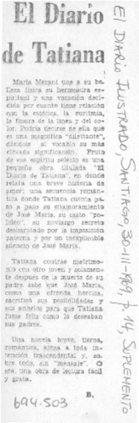 El diario de Tatiana