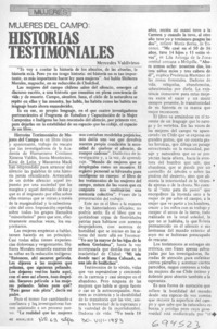 Historias testimoniales