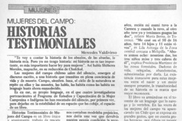 Historias testimoniales