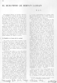 El humanismo de Hernán Larraín
