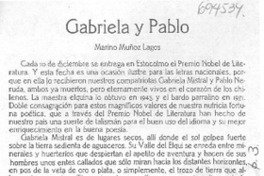 Gabriela y Pablo