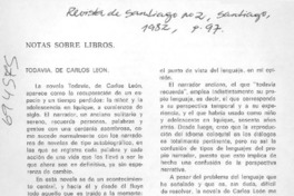 Todavía, de Carlos León