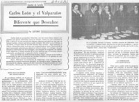 Carlos León y el Valparaíso diferente que descubre