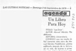 Un libro para hoy