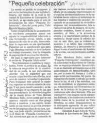 Pequeña celebración