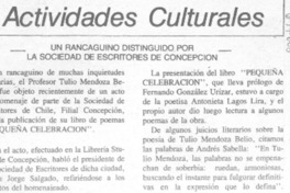Actividades culturales.