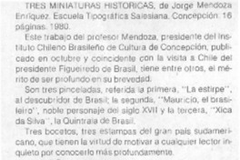 Tres minuaturas históricas
