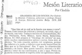 Grandeza de los oficios