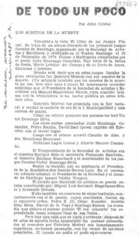 Los sonetos de la muerte