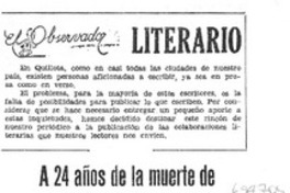 A 24 años de la muerte de Gabriela Mistral.