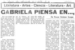 Gabriela piensa en...,