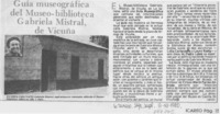 Guía museográfica del Museo-Biblioteca Gabriela Mistral, de Vicuña