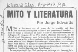 Mito y literatura